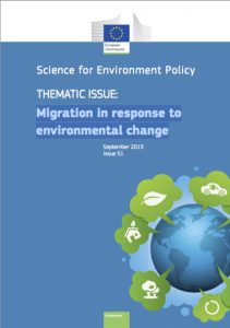 informe sobre cambio climático y migraciones realizado por Science Communication Unit