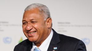 Frank Bainimarama, primer ministro de Fiji